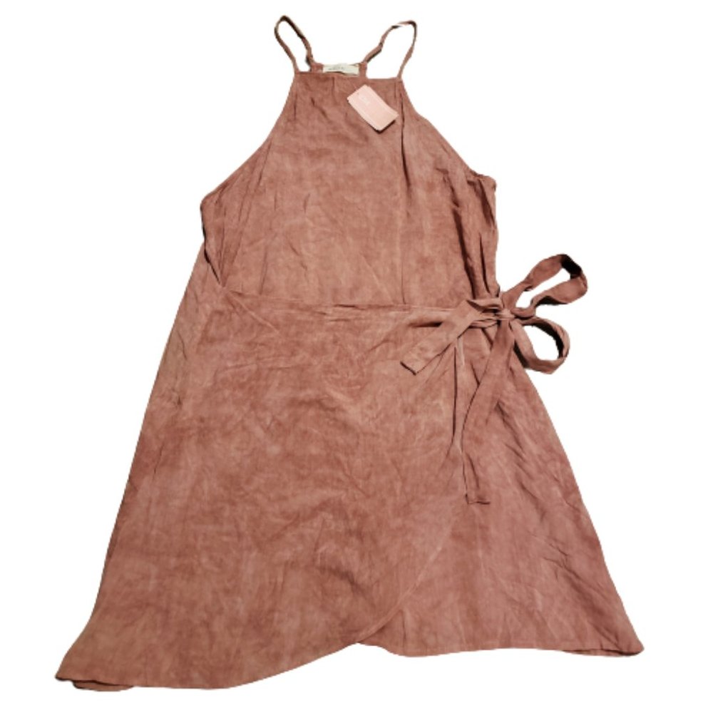 Millibon Spaghetti Strap Summer Dress Pink Women's Large Lightweight California